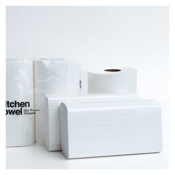 Interleaved towel dispenser