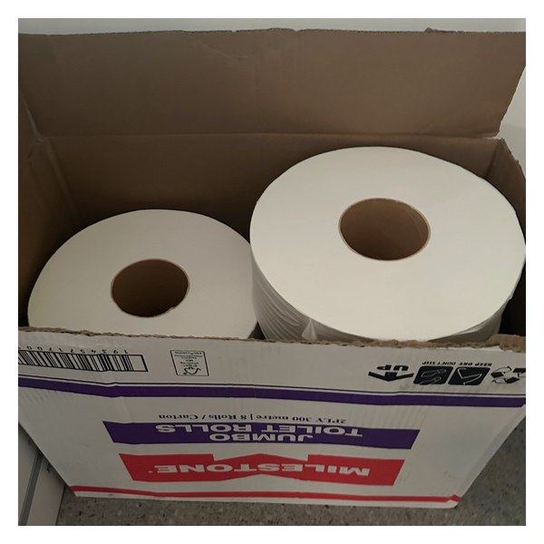 Milestone 2PLY Jumbo T/Rolls 8 P/CT