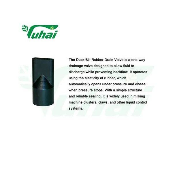 16mm Rubber Drain Valve with S/S Flap