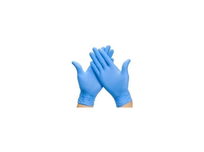 Blue Nitrile Gloves MEDIUM