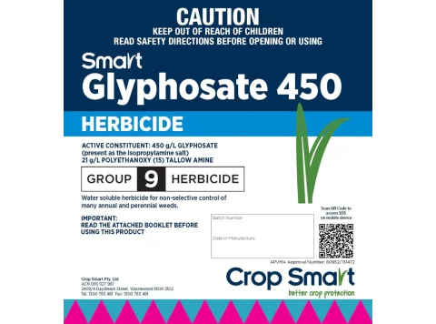 SMART GLYPHOSATE 450 1000LTR