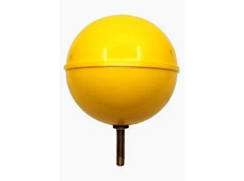 7" PLASTIC FLOAT WITH STEM