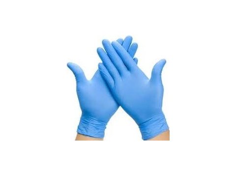 Blue Nitrile Gloves MEDIUM
