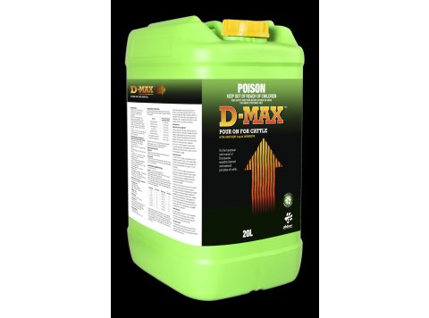D-MAX Pour On for Beef & Dairy Cattle 20ltr