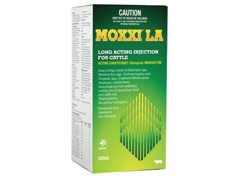 MOXXI LA Long Acting Injection for Cattle 500ml