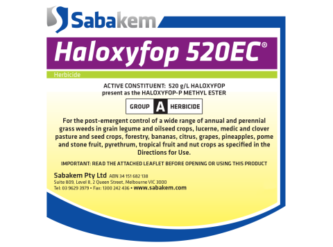 HALOXYFOP 520 EC 5ltr