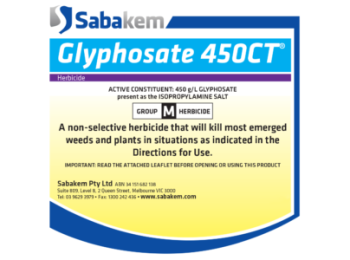 GLYPHOSATE 450 1000LTR