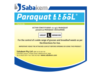 PARAQUAT 360 SL 1000LTR