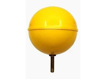 7" PLASTIC FLOAT WITH STEM