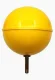 7" PLASTIC FLOAT WITH STEM